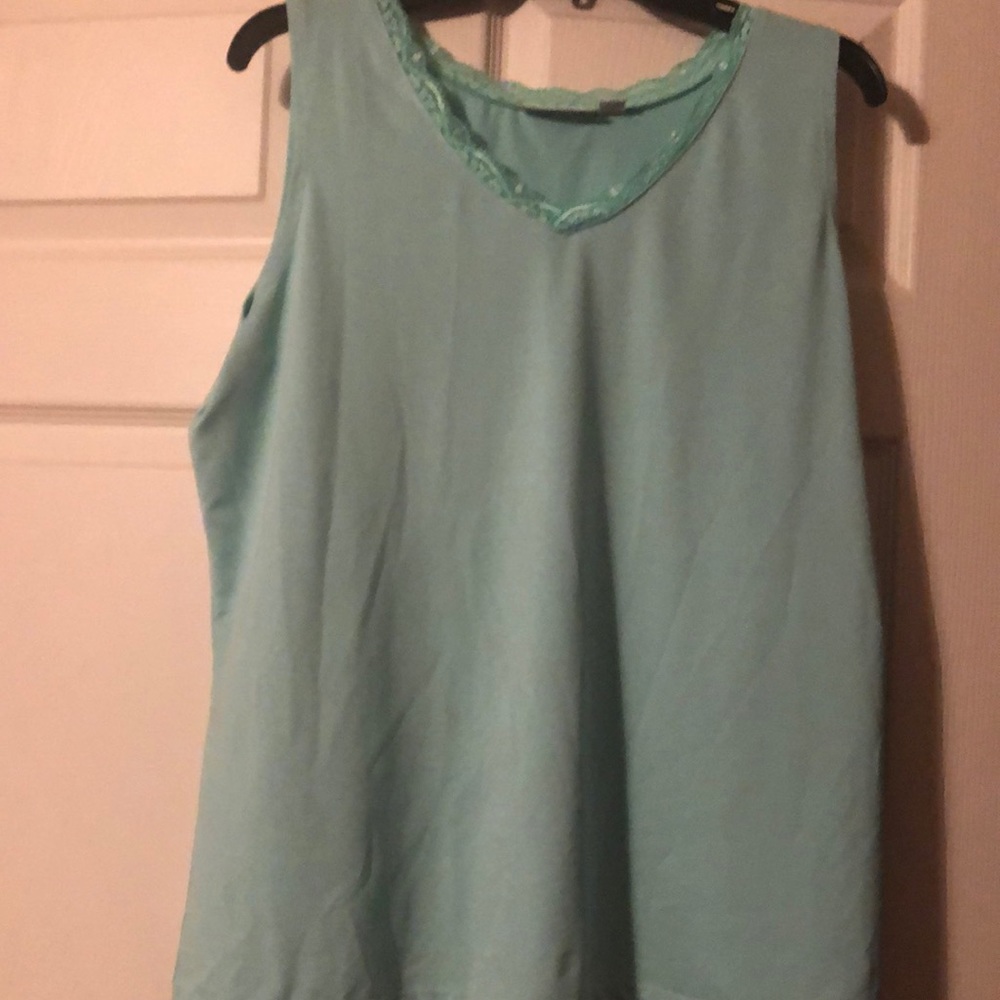 Susan Graver Light Green (Mint) Tank